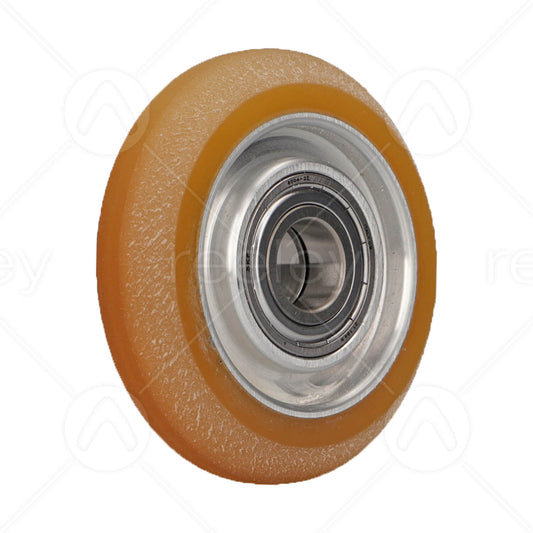 Vulkollan® Guide Roller (100mm OD) VU 80° with Aluminium Core