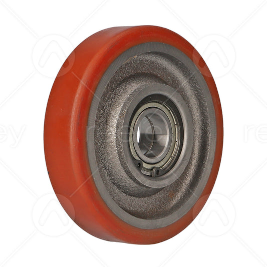 Polyurethane Guide Roller (125mm OD) with Cast Iron Core