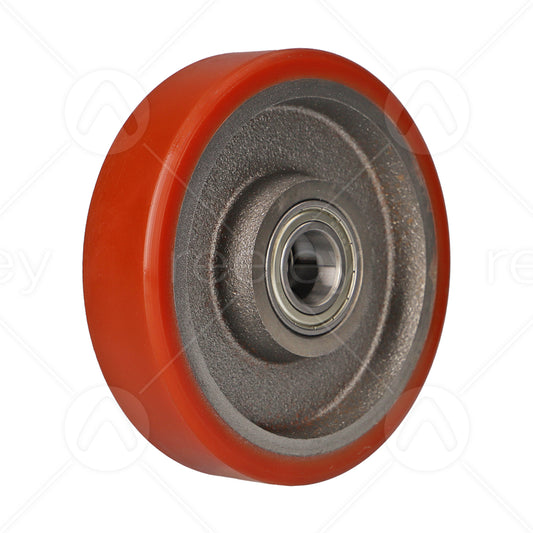 Polyurethane Guide Roller (150mm OD) with Cast Iron Core