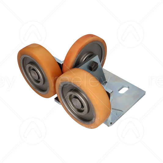 Guide Roller Assembly to Suit 9-20mm Rail (2 Side Rollers 150x40, 1 Face Roller 150x25)