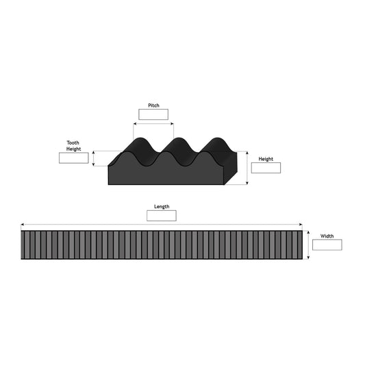 Toothed Belt Template