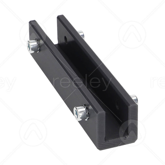 140mm Polyethylene Long Guide Shoe Liner with M6 Screws to Suit 16mm Guide Rail