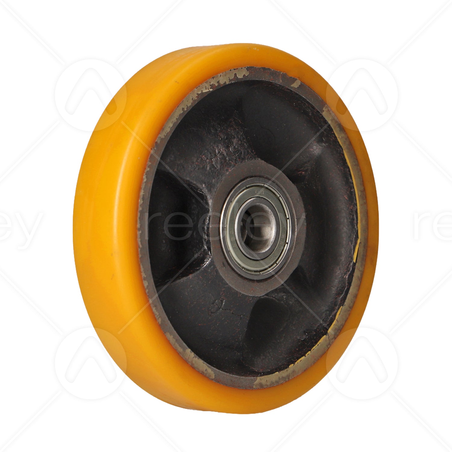 Polyurethane Guide Roller (125mm OD) with Cast Iron Core – Reeley Ltd