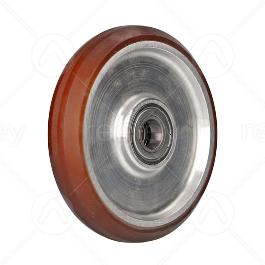 Vulkollan® Guide Roller (150mm OD) VU 80° with Aluminium Core