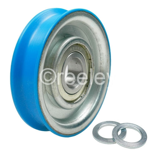 Steel Door Hanger Roller with Polyurethane Tyre (Flat Track)