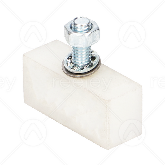 Nylon Door Guide Block with M6 Pin
