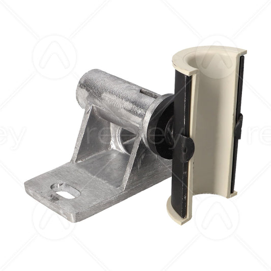 132mm Long Round Aluminium Guide Shoe with Liner to Suit 45mm Rail
