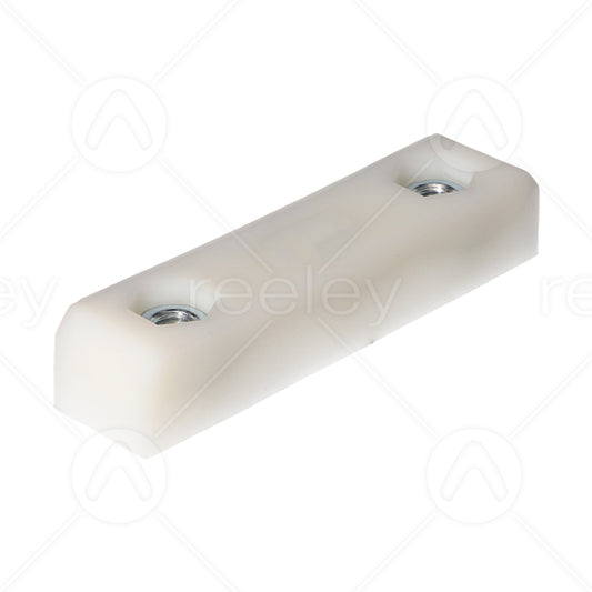 130mm Long Nylon Guide Shoe with M10 Tapped Holes
