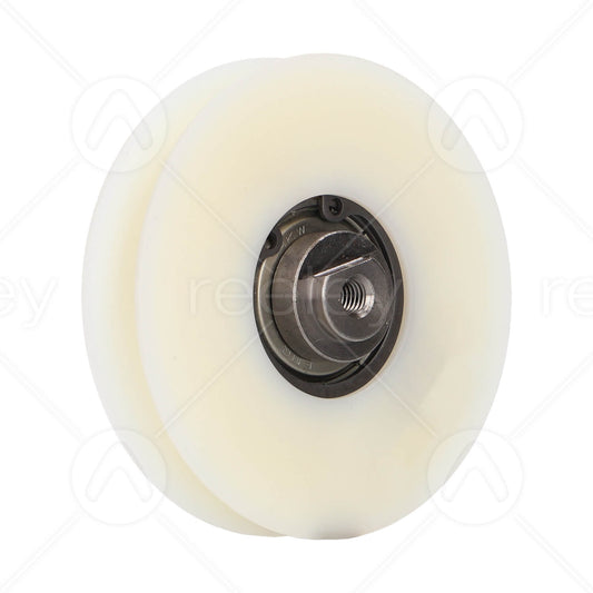 Nylon Door Hanger Roller with M6 Tapped Insert (Curved Track)