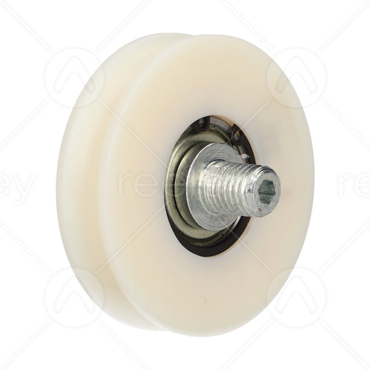 Nylon Door Hanger Roller with M12 Concentric Pin (Curved Track)