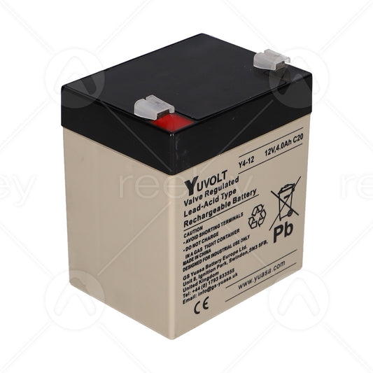 12V 4Ah Yuvolt Rechargeable Lead Acid Battery