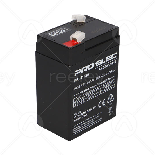 Rechargeable Lead Acid Battery 6V 5.0Ah