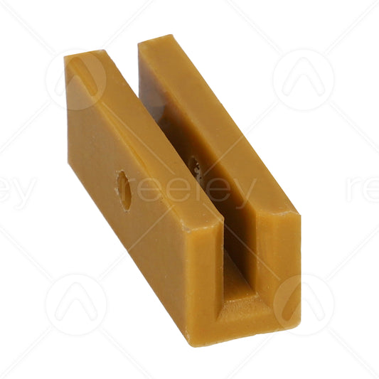 60mm Long x 19mm Wide Polyurethane Guide Shoe Liner to Suit 5mm Guide Rail