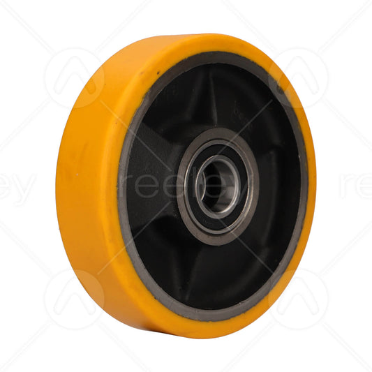 Polyurethane Guide Roller (150mm OD) with Cast Iron Core
