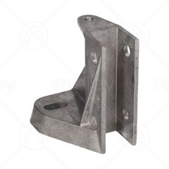 100mm Long Right Angle Aluminium Guide Shoe (Fixing Holes Side to Side)