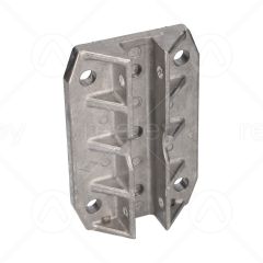 180mm Long Aluminium Guide Shoe (29mm Wide Channel)