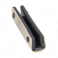 140mm Long Polyethylene Anti-Vibration Guide Shoe Liner & Cell Insert to Suit 10mm Guide Rail