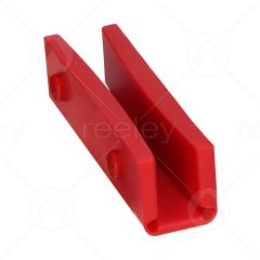 100mm Long Polyurethane Guide Shoe Liner to Suit 10mm Guide Rail 