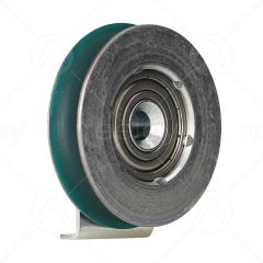 Steel Roller with Polyurethane Tyre on Bracket (ADX2 Slow Panel) (Curved Track)