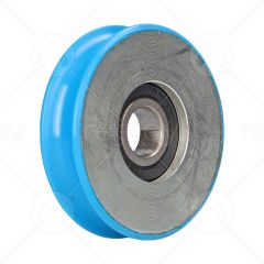 Aluminium Door Hanger Roller with Polyurethane Tyre (Curved Track)