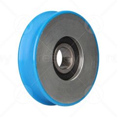 Steel Door Hanger Wheel with Polyurethane Tyre (Curved Track)