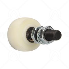 Nylon Pick Up Roller & Stem (Radiused Roller)