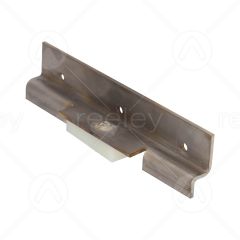 Stainless Steel Door Shoe with 15mm Wide Nylon Gib