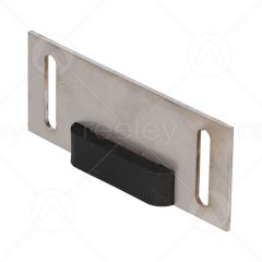 Stainless Steel Door Shoe with Nylon Gib