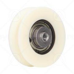 Nylon Door Hanger Roller with M6 Threaded Insert (V Track)