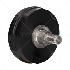 Nylon Pick Up Roller with Rubber Tyre with M8 Threaded Insert