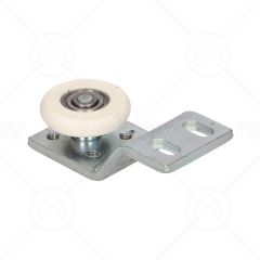 Cranked Door Hanger Bracket & Roller (QKS8) (SLOW)